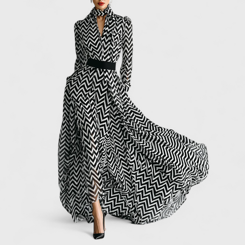 שמלת מקסי של יארה שיפון