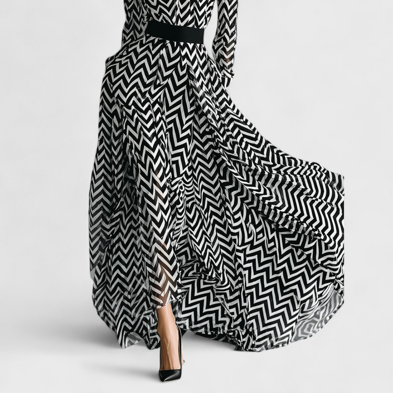 שמלת מקסי של יארה שיפון