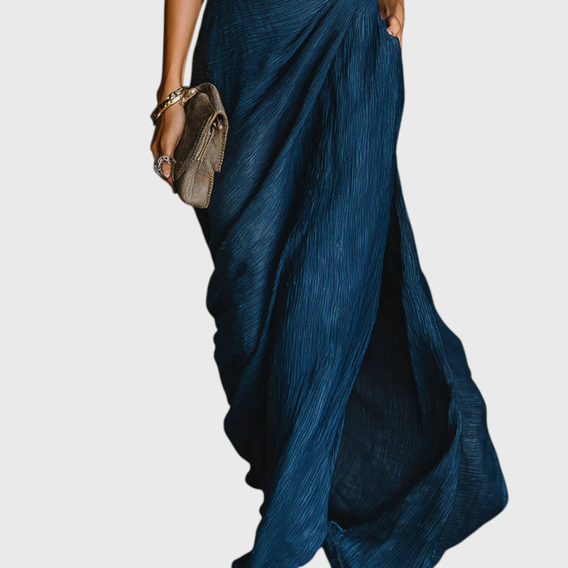 סט פשתן כחול נוגה