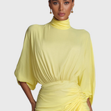 שמלת מקסי צהובה של ליה