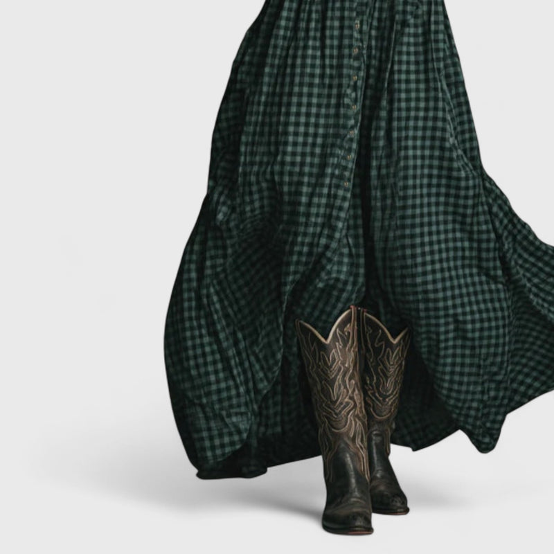 שמלת מקסי פרחונית של דנה