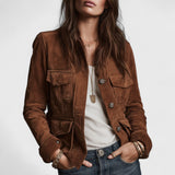 ז'קט זמש וינטג' של Eden