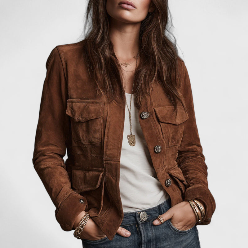 ז'קט זמש וינטג' של Eden