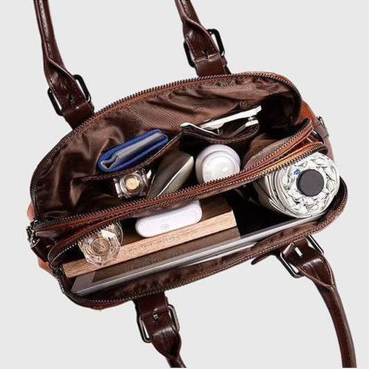 תיק עור אלגנטי של מיכל