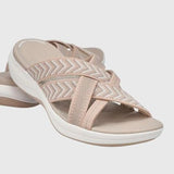 סנדלי קיץ אלסטיים קלועים של אביב