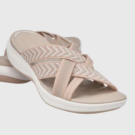 סנדלי קיץ אלסטיים קלועים של אביב