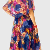 שמלת מידי נוחה משיפון במידות גדולות של נגה