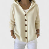 קרדיגן ארוך שרוולים מכותנה של הדר