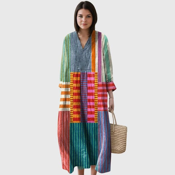 שמלת מידי גיאומטרית של ליאורה