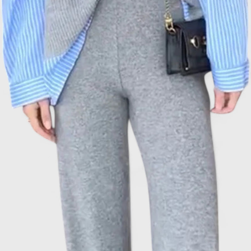 סט סריג מפוספס של יעל