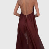 שמלת מקסי שיפון