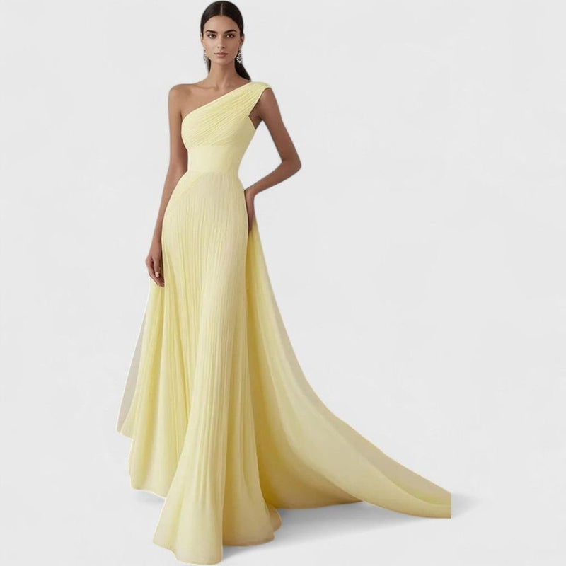 שמלת מקסי עם כתף אחת של אריאל