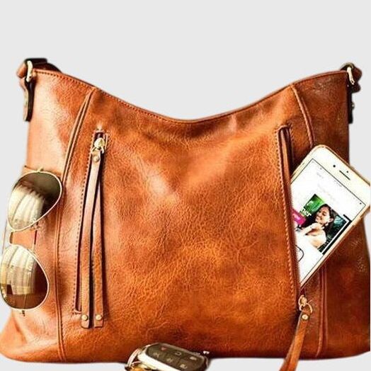 תיק עור וינטג' של יעל