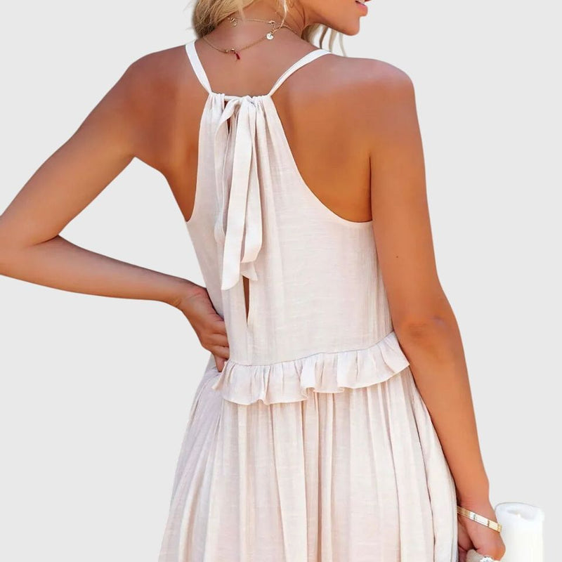 שמלת מקסי עם קפלים של Eden Breeze