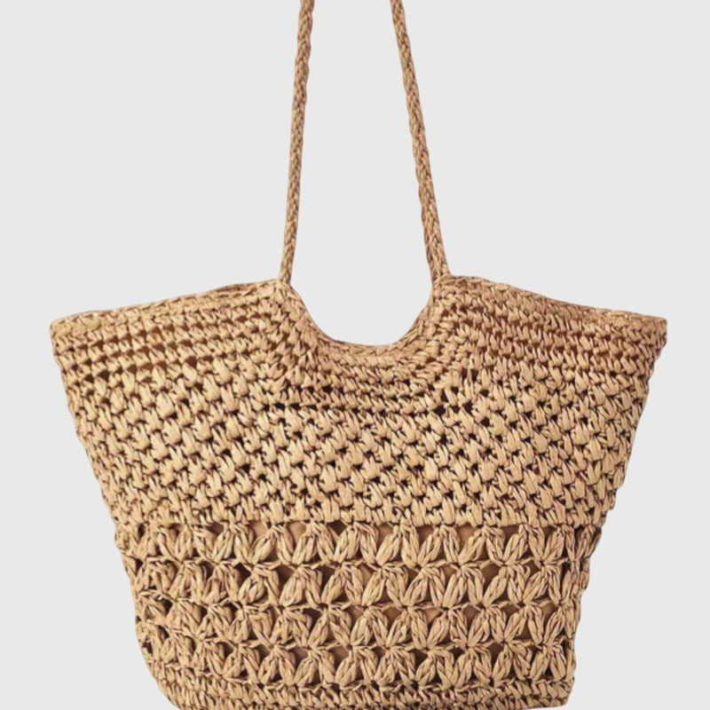 תיק קש ארוג של נאוה