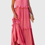 שמלת מקסי עם קפלים של Eden Breeze