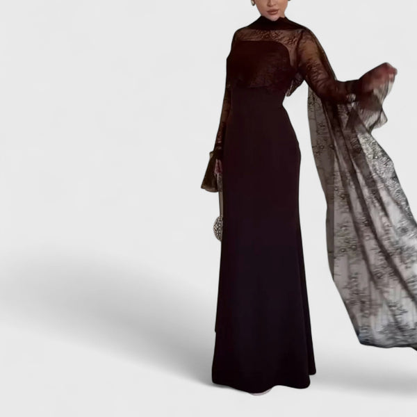 שמלת תחרה שיק של יעל