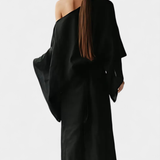 שמלת קימונו עם חגורה