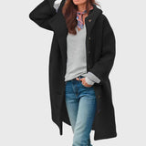 מעיל אמצע-אורך נוח של רבקה