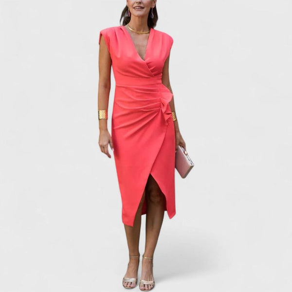 Adi Draped Midi Dress