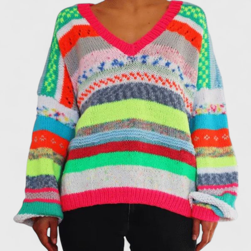 סוודר ליאת קשת בענן