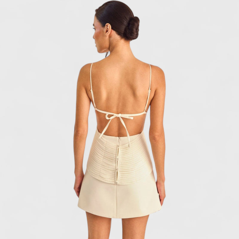 שמלת מיני ללא גב של רבקה 