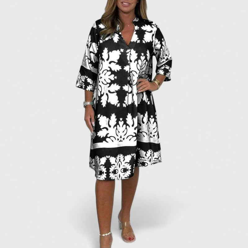 שמלת אביב זוהרת של יעל