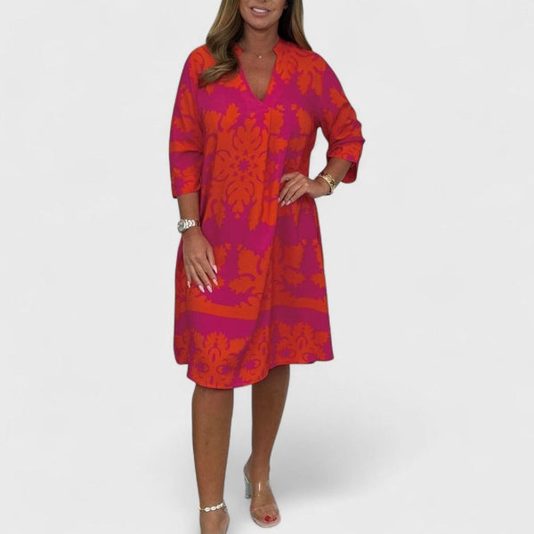 שמלת אביב זוהרת של יעל