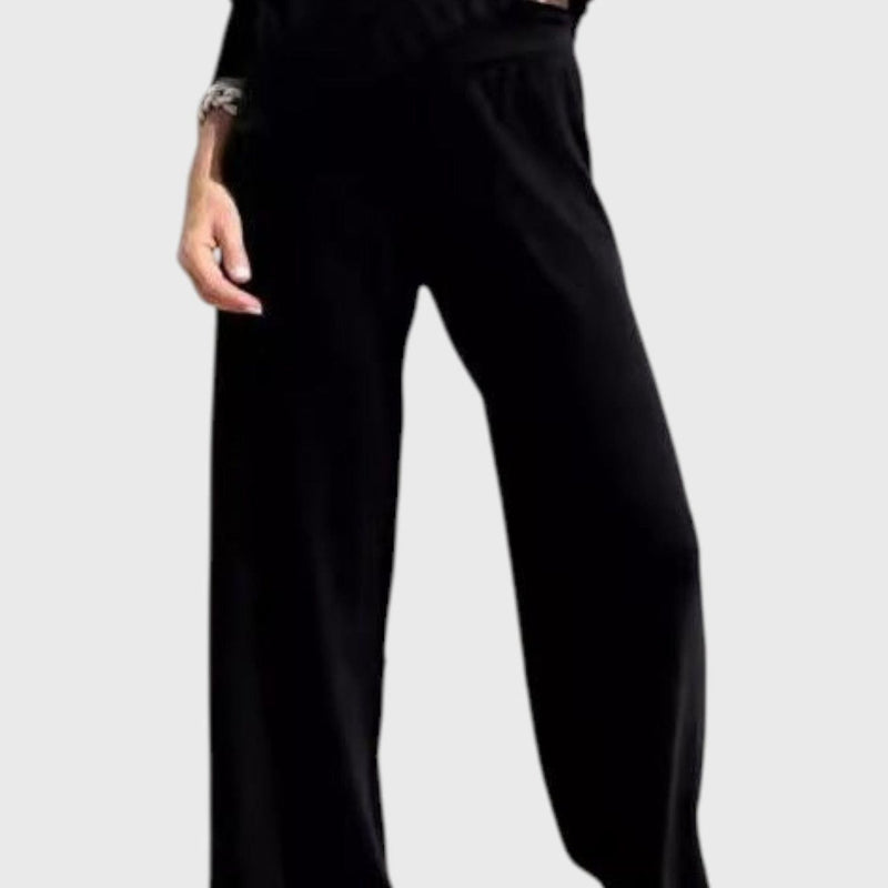 מכנסי סריגה רחבים של נועה