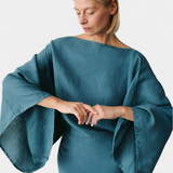 שמלת קימונו עם חגורה