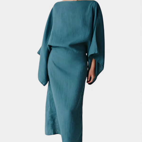 שמלת קימונו עם חגורה