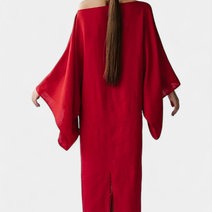 שמלת קימונו עם חגורה