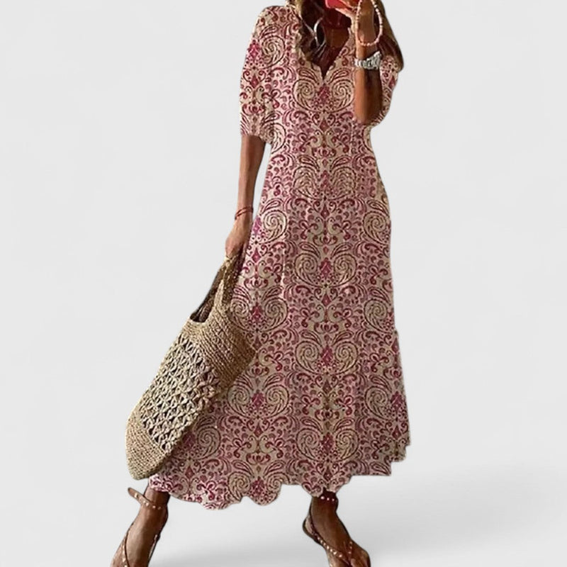 שמלת מקסי בוהו של מירב 