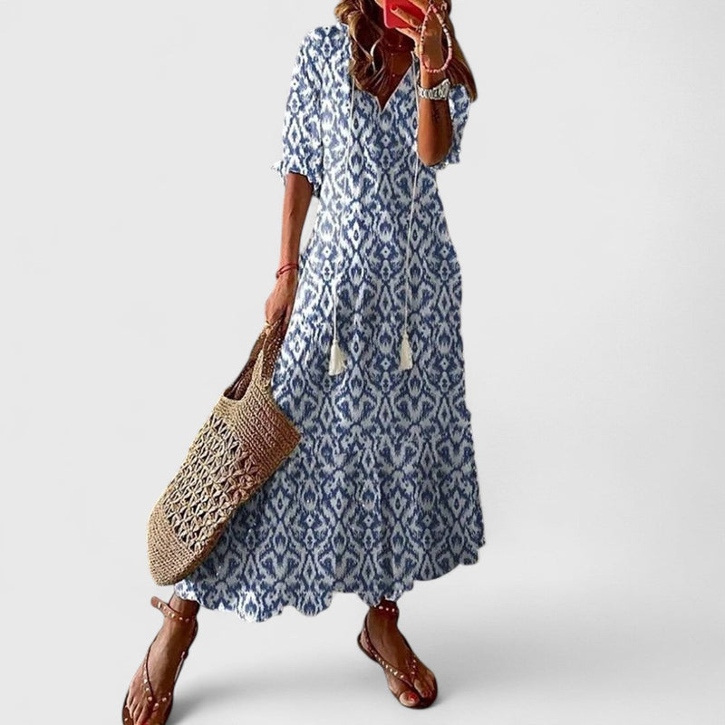 שמלת מקסי בוהו של מירב 