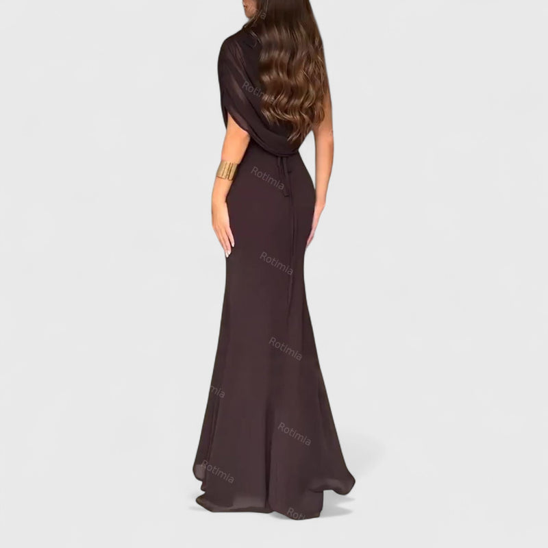Eden Mesh Evening Dress